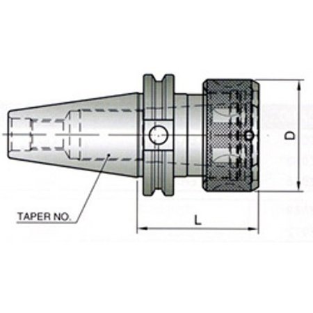 YG-1 TOOL CO Cat50 150Tg Collet Chuck UL052